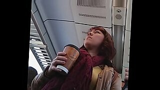 squirting in bus and train