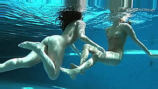 babes share a hard cock in the pool