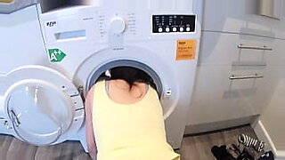 big tits in wash machine