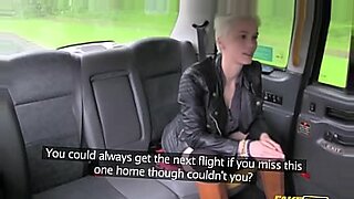 faketaxi hot budapest girl in airport taxi blowjob