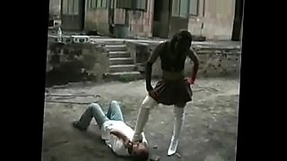 guy tied up by a girl and suck dick