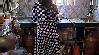 son blackmail mom in kitchen